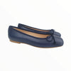 Damen-Ballerinas-Mutter-Kind-Quadratische-Spitze-EMILIA-blau