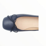 Damen-Ballerinas-Mutter-Kind-Quadratische-Spitze-EMILIA-blau