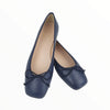 Damen-Ballerinas-Mutter-Kind-Quadratische-Spitze-EMILIA-blau