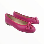 Damen-Ballerinas-Mutter-Kind-Runde-Spitze-PAULA-Fucsia