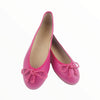 Damen-Ballerinas-Mutter-Kind-Runde-Spitze-PAULA-Fucsia