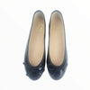 Damen-Ballerinas-Mutter-Kind-Runde-Spitze-PAULA-Lackleder-Schwarz