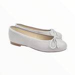 Damen-Ballerinas-Mutter-Kind-Runde-Spitze-SOFIA-grau