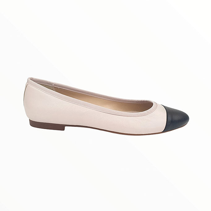 Damen-Ballerinas-feine-Spitze-Marie-hell-rosa+schwarz