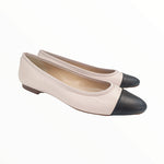 Damen-Ballerinas-feine-Spitze-Marie-hell-rosa+schwarz