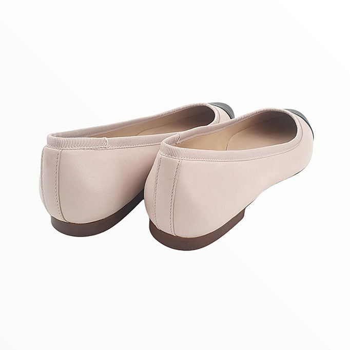Damen-Ballerinas-feine-Spitze-Marie-hell-rosa+schwarz