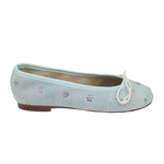 Kinder-Schuhe-Kommunion-Feier-Runde-Spitze-ELENA-Mint-Glitzer