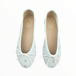 Kinder-Schuhe-Kommunion-Feier-Runde-Spitze-ELENA-Mint-Glitzer